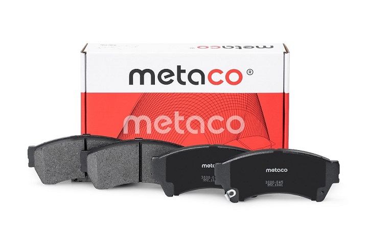 КОЛОДКИ ТОРМОЗНЫЕ ДИСКОВЫЕ METACO 3000045