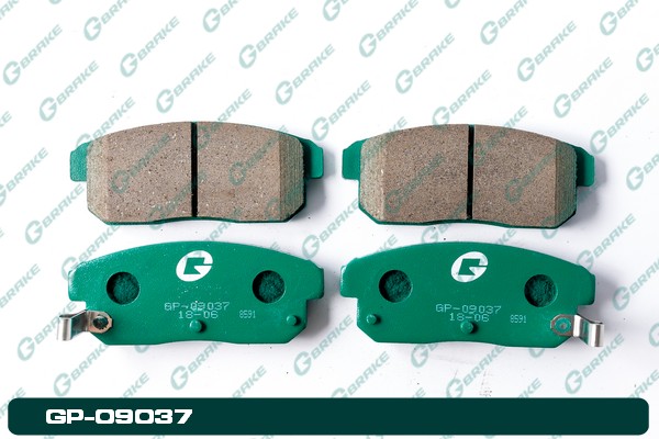 КОЛОДКИ ТОРМОЗНЫЕ ДИСКОВЫЕ G-BRAKE GP09037