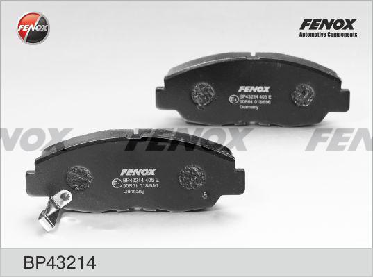 КОЛОДКИ ТОРМОЗНЫЕ ДИСКОВЫЕ FENOX BP43214