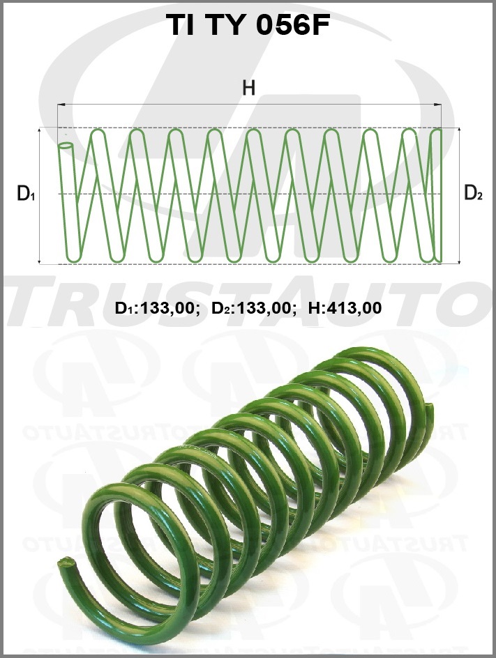 ПРУЖИНА ПОДВЕСКИ TRUSTAUTO TITY056F