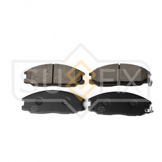 КОЛОДКИ ТОРМОЗНЫЕ ДИСКОВЫЕ SUFIX SX1210