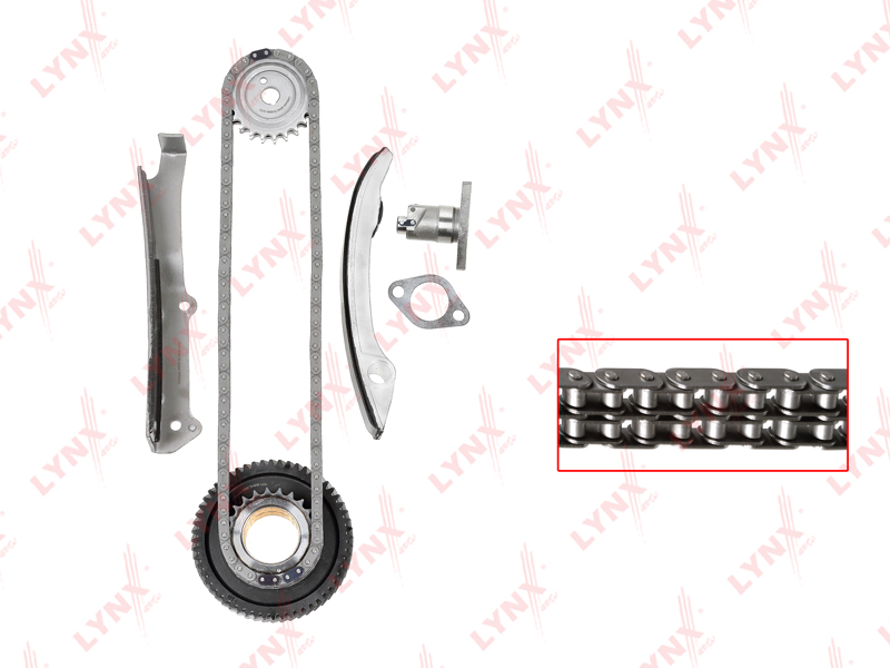 РЕМКОМПЛЕКТ ЦЕПИ ГРМ LYNXauto TK0204