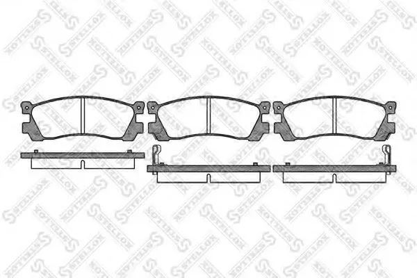 КОЛОДКИ ТОРМОЗНЫЕ ДИСКОВЫЕ STELLOX 410002SX