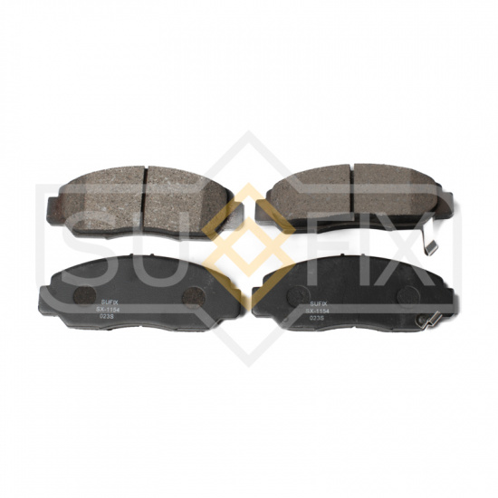 КОЛОДКИ ТОРМОЗНЫЕ ДИСКОВЫЕ SUFIX SX1154