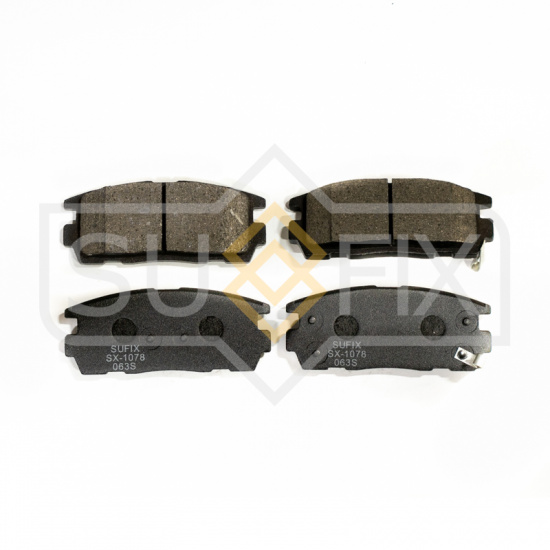 КОЛОДКИ ТОРМОЗНЫЕ ДИСКОВЫЕ SUFIX SX1078