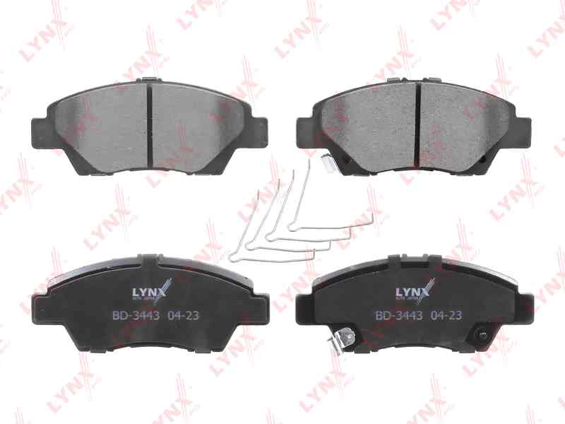 КОЛОДКИ ТОРМОЗНЫЕ ДИСКОВЫЕ LYNXauto BD3443
