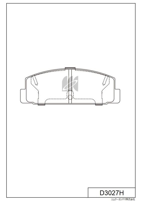 КОЛОДКИ ТОРМОЗНЫЕ ДИСКОВЫЕ KASHIYAMA D3027