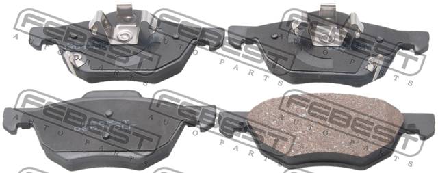 КОЛОДКИ ТОРМОЗНЫЕ ДИСКОВЫЕ FEBEST 0301CLF