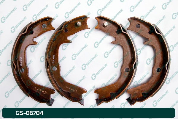 КОЛОДКИ ТОРМОЗНЫЕ БАРАБАННЫЕ G-BRAKE GS06704
