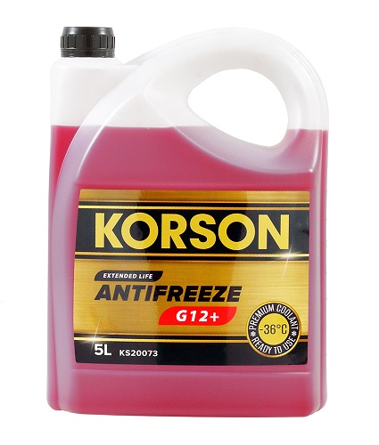 АНТИФРИЗ KORSON KS20073 G12+ -36 Красный 5 л.