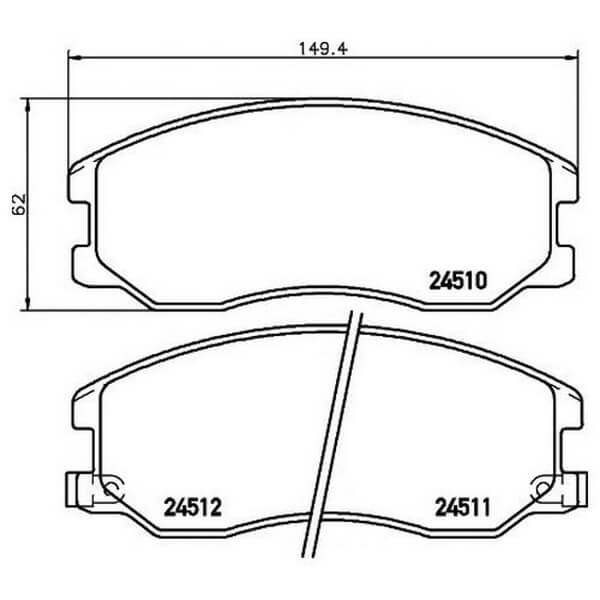 КОЛОДКИ ТОРМОЗНЫЕ ДИСКОВЫЕ IXAT X3P0149