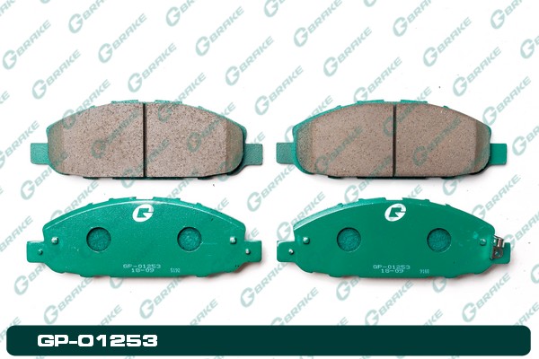 КОЛОДКИ ТОРМОЗНЫЕ ДИСКОВЫЕ G-BRAKE GP01253