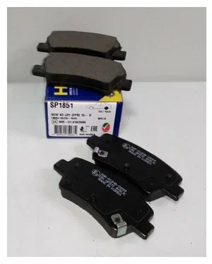 КОЛОДКИ ТОРМОЗНЫЕ ДИСКОВЫЕ SANGSIN BRAKE SP1851