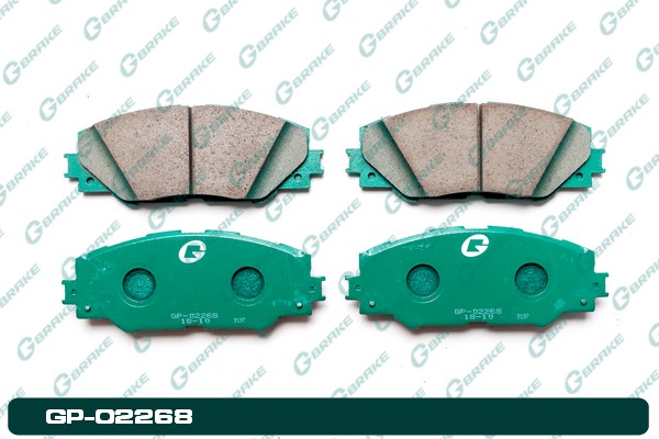 КОЛОДКИ ТОРМОЗНЫЕ ДИСКОВЫЕ G-BRAKE GP02268