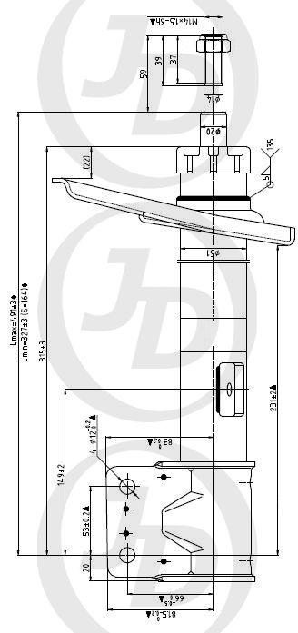 СТОЙКА ГАЗОМАСЛЯНАЯ JD JAS0394