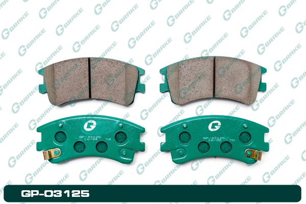 КОЛОДКИ ТОРМОЗНЫЕ ДИСКОВЫЕ G-BRAKE GP03125