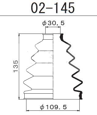 ПЫЛЬНИК ПРИВОДА MARUICHI 1-56 02145