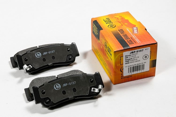 КОЛОДКИ ТОРМОЗНЫЕ ДИСКОВЫЕ JD JBP0157