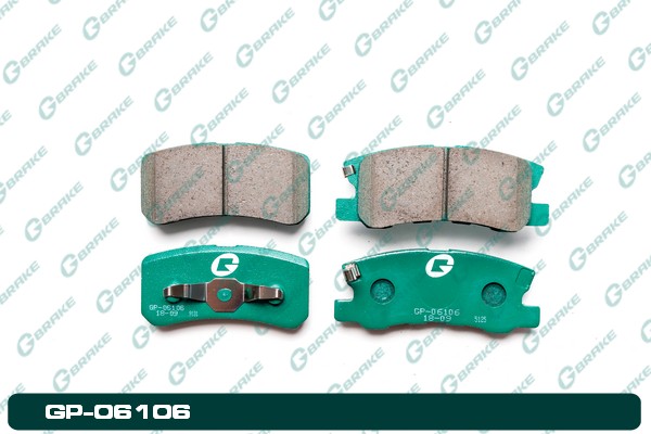 КОЛОДКИ ТОРМОЗНЫЕ ДИСКОВЫЕ G-BRAKE GP06106