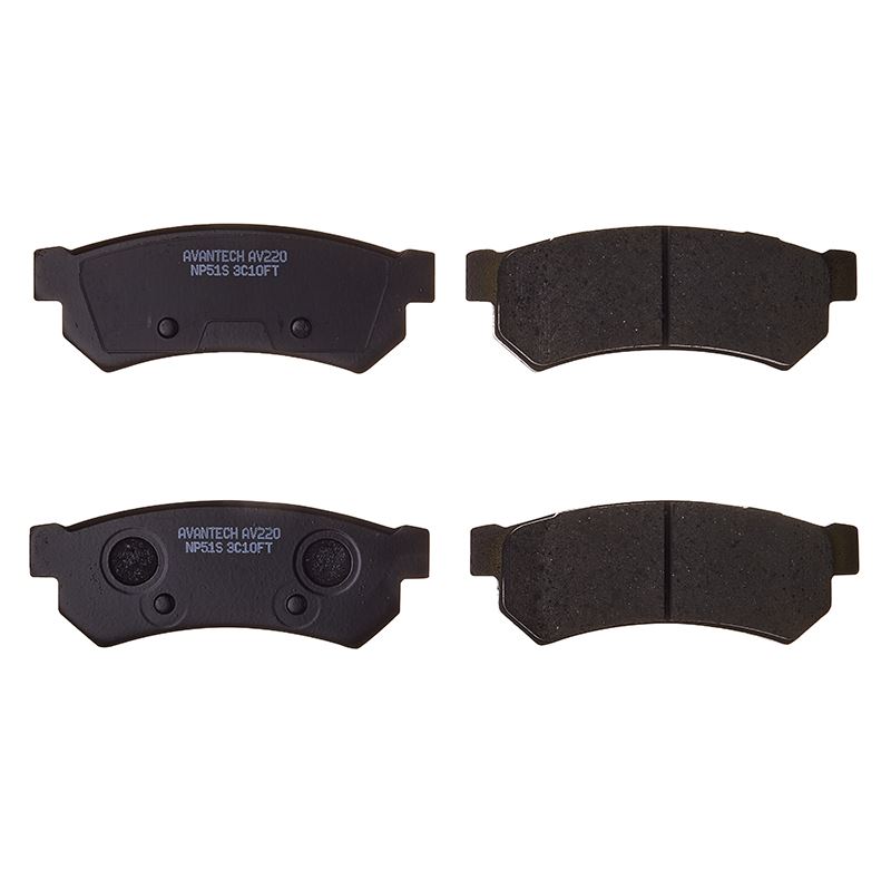 КОЛОДКИ ТОРМОЗНЫЕ ДИСКОВЫЕ AVANTECH AV220