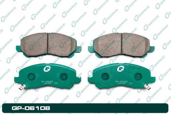 КОЛОДКИ ТОРМОЗНЫЕ ДИСКОВЫЕ G-BRAKE GP06108