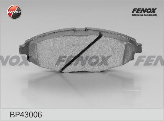 КОЛОДКИ ТОРМОЗНЫЕ ДИСКОВЫЕ FENOX BP43006
