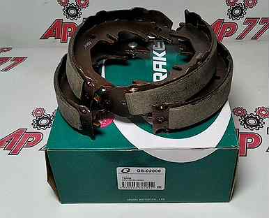 КОЛОДКИ ТОРМОЗНЫЕ БАРАБАННЫЕ G-BRAKE GS02009