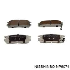 КОЛОДКИ ТОРМОЗНЫЕ ДИСКОВЫЕ NISSHINBO NP6074