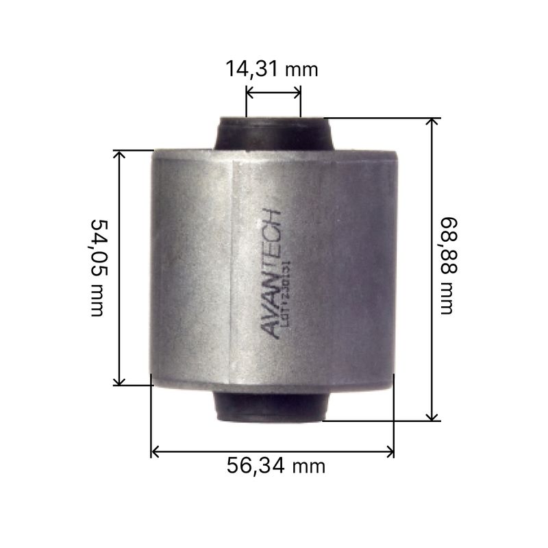 САЙЛЕНТБЛОК ПРОДОЛЬНОЙ ТЯГИ AVANTECH ASB4159