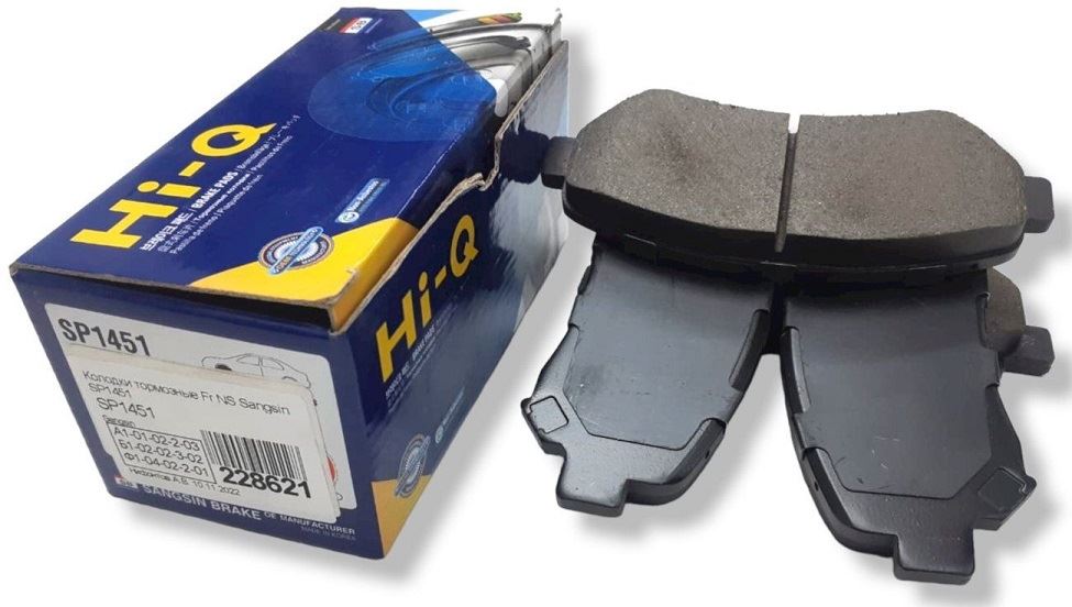 КОЛОДКИ ТОРМОЗНЫЕ ДИСКОВЫЕ SANGSIN BRAKE SP1451