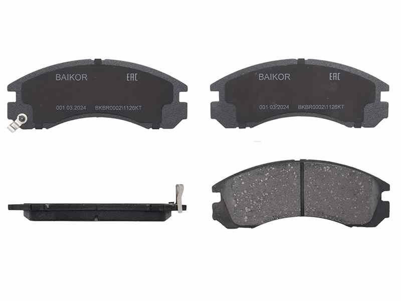 КОЛОДКИ ТОРМОЗНЫЕ ДИСКОВЫЕ BAIKOR BKBR0002