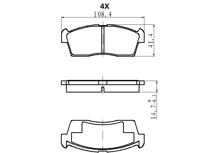 КОЛОДКИ ТОРМОЗНЫЕ ДИСКОВЫЕ JD JBP0420