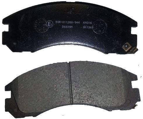 КОЛОДКИ ТОРМОЗНЫЕ ДИСКОВЫЕ KASHIYAMA D6039