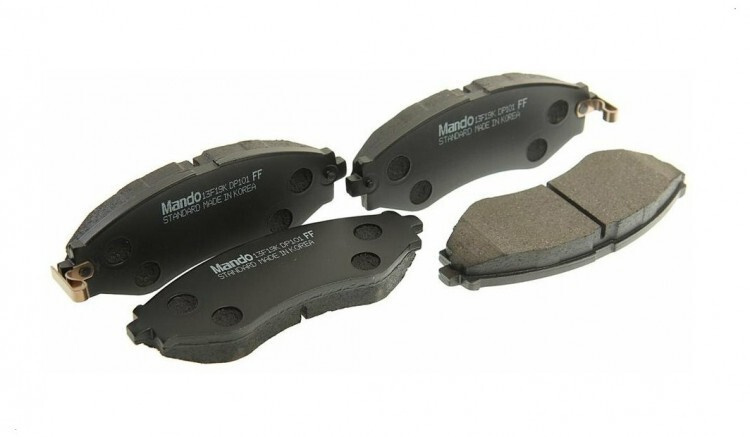 КОЛОДКИ ТОРМОЗНЫЕ ДИСКОВЫЕ MANDO MPD19