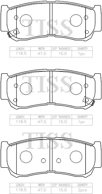 КОЛОДКИ ТОРМОЗНЫЕ ДИСКОВЫЕ PARAUT K282181Y