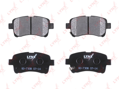 КОЛОДКИ ТОРМОЗНЫЕ ДИСКОВЫЕ LYNXauto BD7308