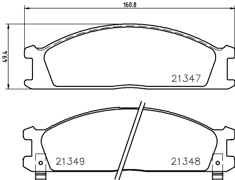 КОЛОДКИ ТОРМОЗНЫЕ ДИСКОВЫЕ TOKICO RN163M