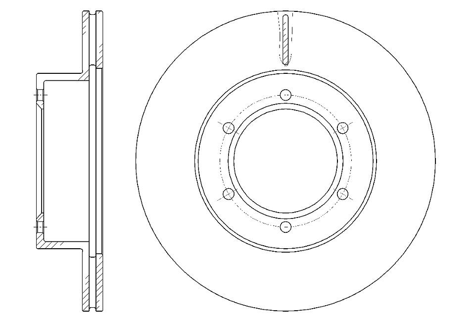 ДИСК ТОРМОЗНОЙ G-BRAKE GR02125