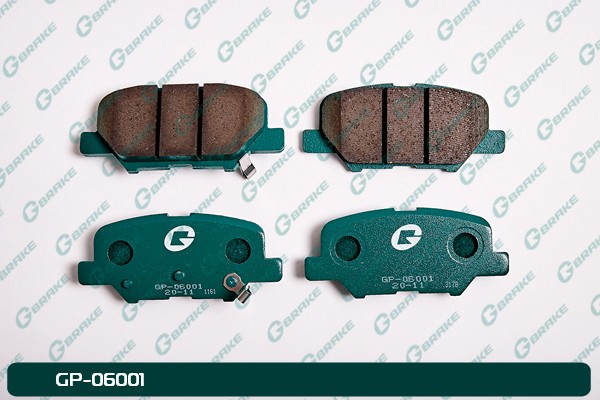 КОЛОДКИ ТОРМОЗНЫЕ ДИСКОВЫЕ G-BRAKE GP06001