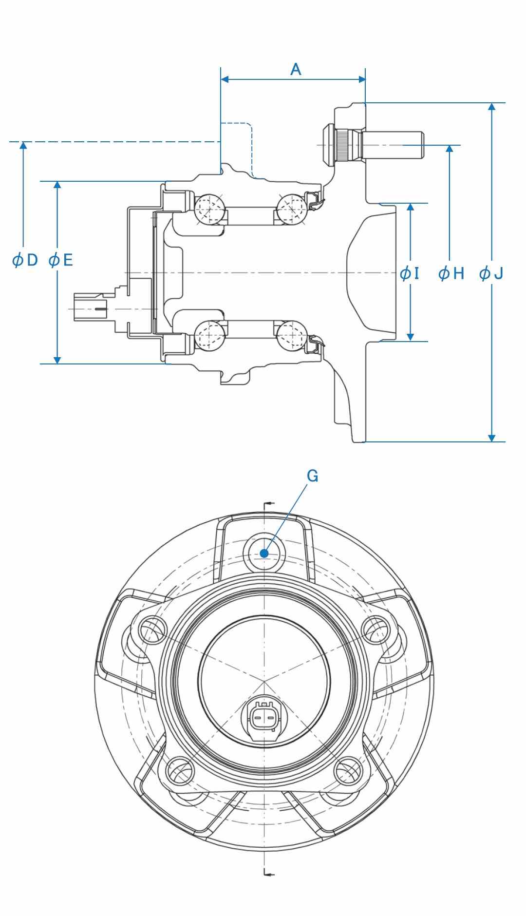 СТУПИЦА В СБОРЕ KOYO 3DACF027F11FSAM