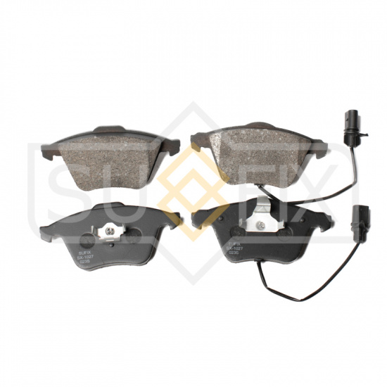 КОЛОДКИ ТОРМОЗНЫЕ ДИСКОВЫЕ SUFIX SX1027