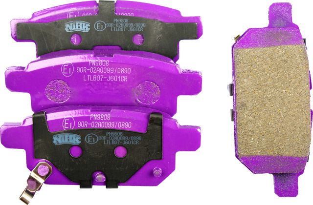 КОЛОДКИ ТОРМОЗНЫЕ ДИСКОВЫЕ NIBK PN9808