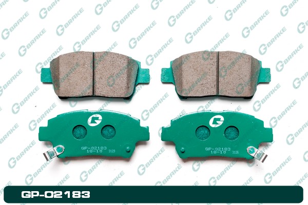 КОЛОДКИ ТОРМОЗНЫЕ ДИСКОВЫЕ G-BRAKE GP02183