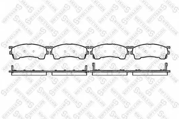 КОЛОДКИ ТОРМОЗНЫЕ ДИСКОВЫЕ STELLOX 426004SX