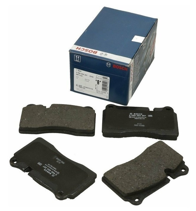 КОЛОДКИ ТОРМОЗНЫЕ ДИСКОВЫЕ BOSCH 0986494207