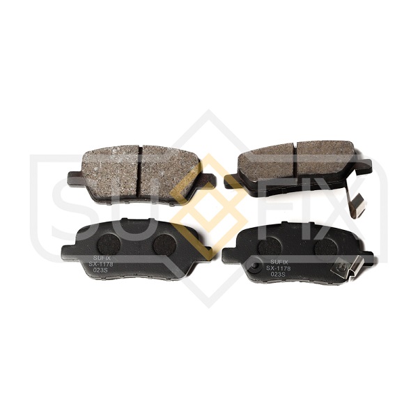КОЛОДКИ ТОРМОЗНЫЕ ДИСКОВЫЕ SUFIX SX1178