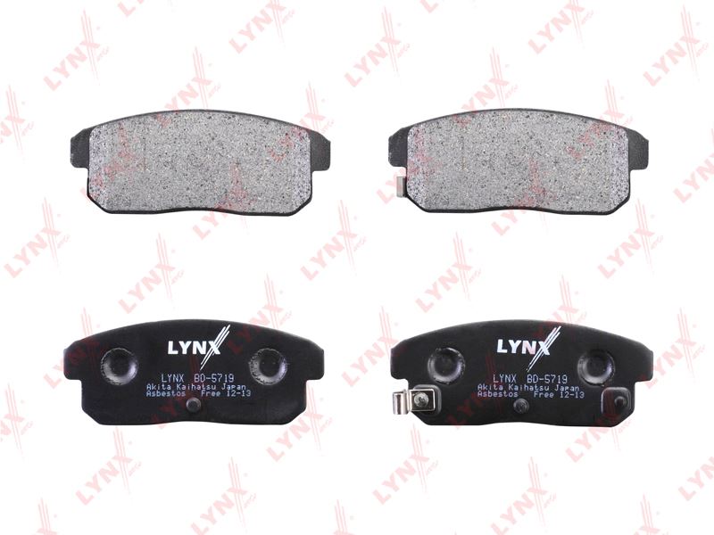 КОЛОДКИ ТОРМОЗНЫЕ ДИСКОВЫЕ LYNXauto BD5719