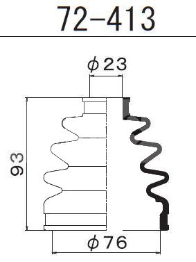 ПЫЛЬНИК ПРИВОДА MARUICHI 1-56 72413