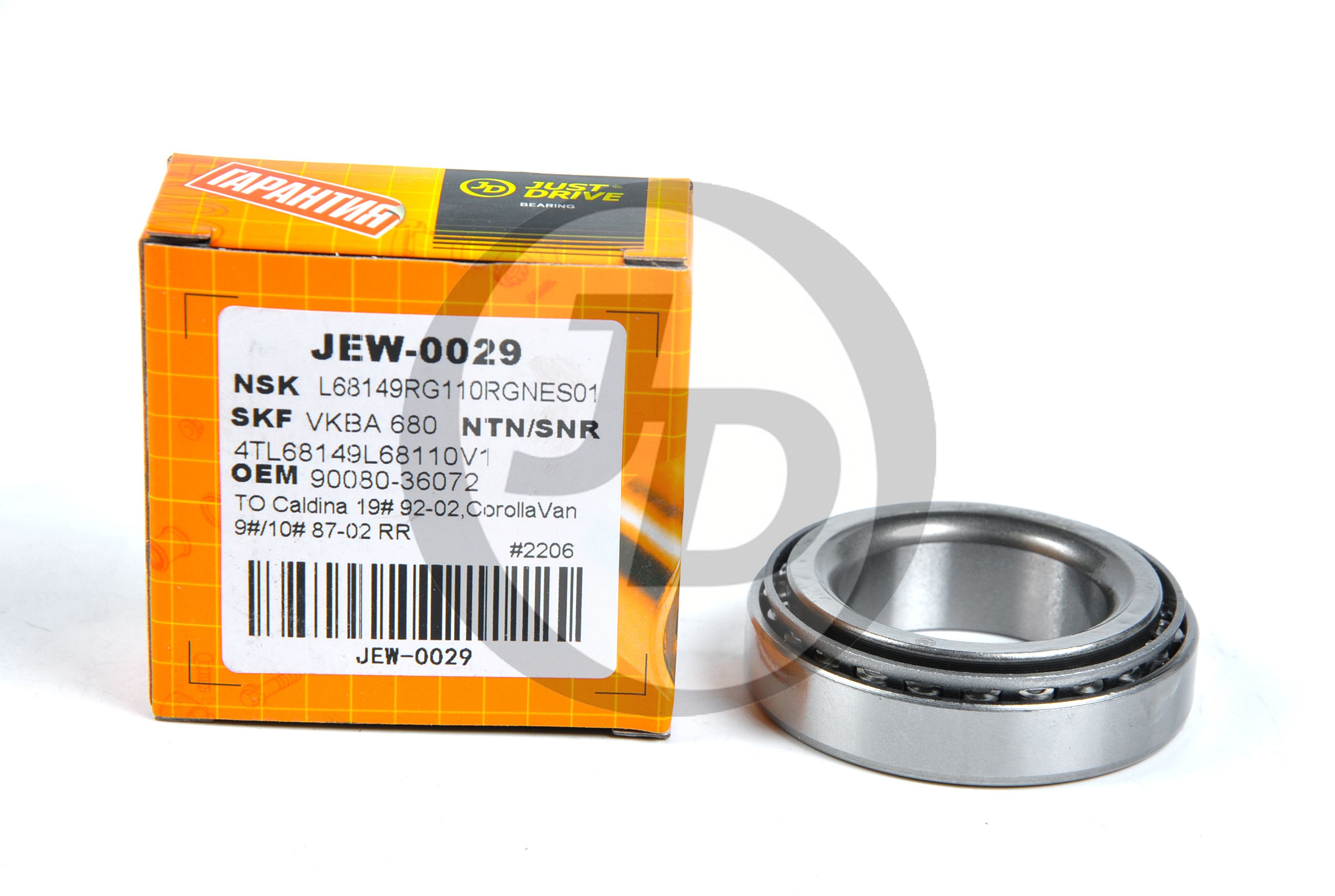 ПОДШИПНИК СТУПИЦЫ JD JEW0029