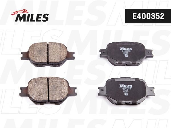 КОЛОДКИ ТОРМОЗНЫЕ ДИСКОВЫЕ MILES E400352